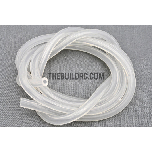 RC Car Boat ??2.5 x ??5.5 x L1000mm Semi Soft PVC Rubber Gasoline Inner Tube - Transparent