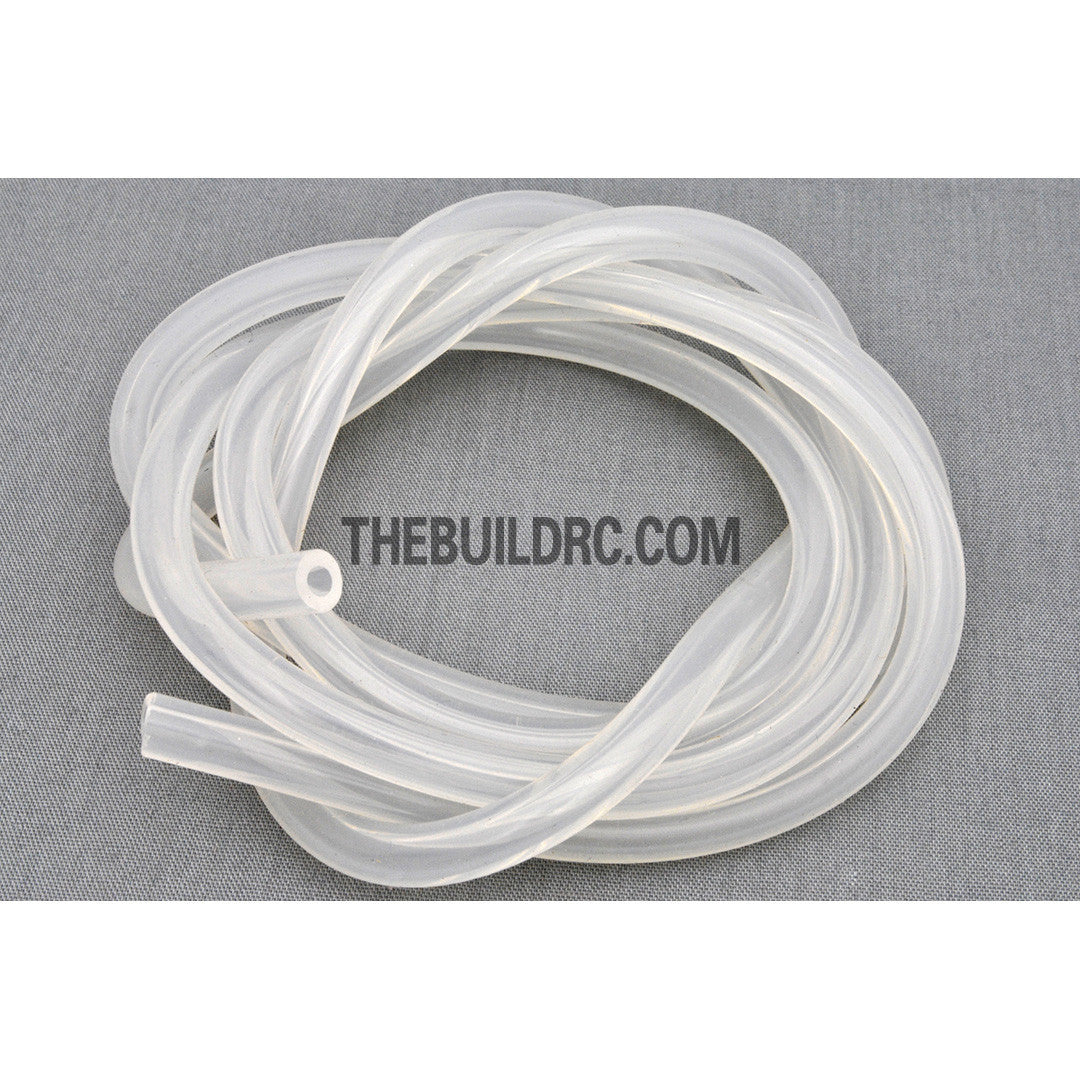 RC Car Boat ??2.5 x ??5.5 x L1000mm Semi Soft PVC Rubber Gasoline Inner Tube - Transparent
