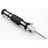 2.0mm Adjustable Length Hex Screw Driver - Black