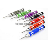 2.0mm Adjustable Length Hex Screw Driver - Black