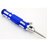 2.0mm Adjustable Length Hex Screw Driver - Blue