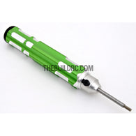 2.0mm Adjustable Length Hex Screw Driver - Green