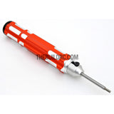 2.0mm Adjustable Length Hex Screw Driver - Orange