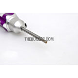 2.0mm Adjustable Length Hex Screw Driver - Purple