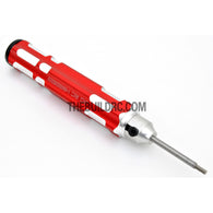 2.0mm Adjustable Length Hex Screw Driver - Red