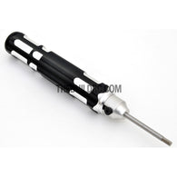2.5mm Adjustable Length Hex Screw Driver - Black