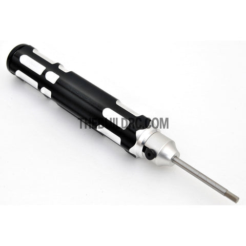 2.5mm Adjustable Length Hex Screw Driver - Black