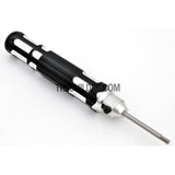 2.5mm Adjustable Length Hex Screw Driver - Black