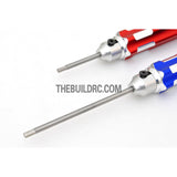 2.5mm Adjustable Length Hex Screw Driver - Blue