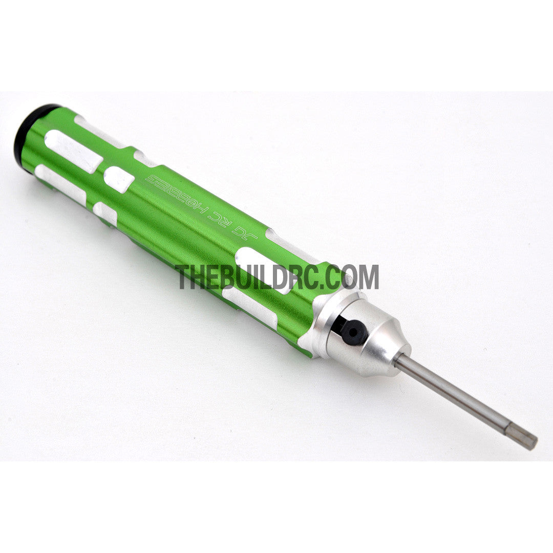 2.5mm Adjustable Length Hex Screw Driver - Green