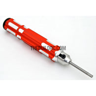 2.5mm Adjustable Length Hex Screw Driver - Orange