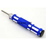 3.0mm Adjustable Length Hex Screw Driver - Blue