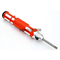 3.0mm Adjustable Length Hex Screw Driver - Orange