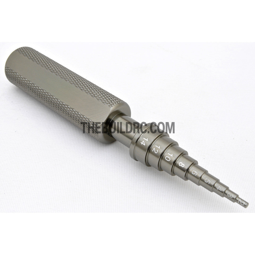 Aluminium RC Ball Bearing Remover - Grey