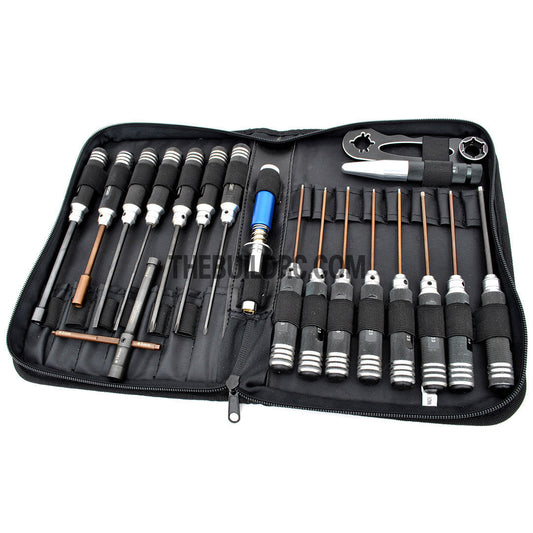 RC Car CR2-Bag-07 Caster Racing Portable Nylon Tool Bag with Screw Drivers