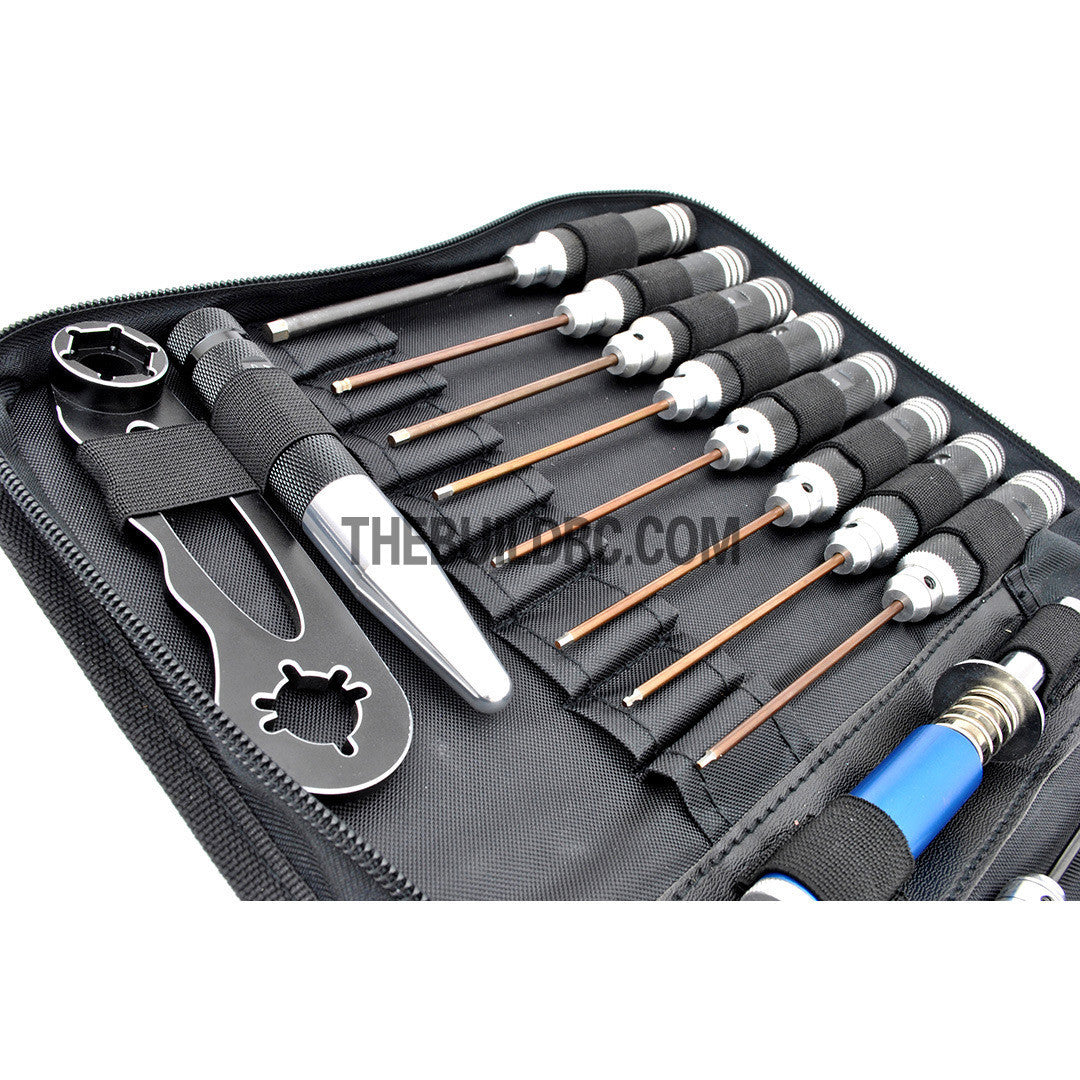 RC Car CR2-Bag-07 Caster Racing Portable Nylon Tool Bag with Screw Drivers