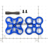 RC Car Aluminium CNC Shock Tunning Station - Dark Blue