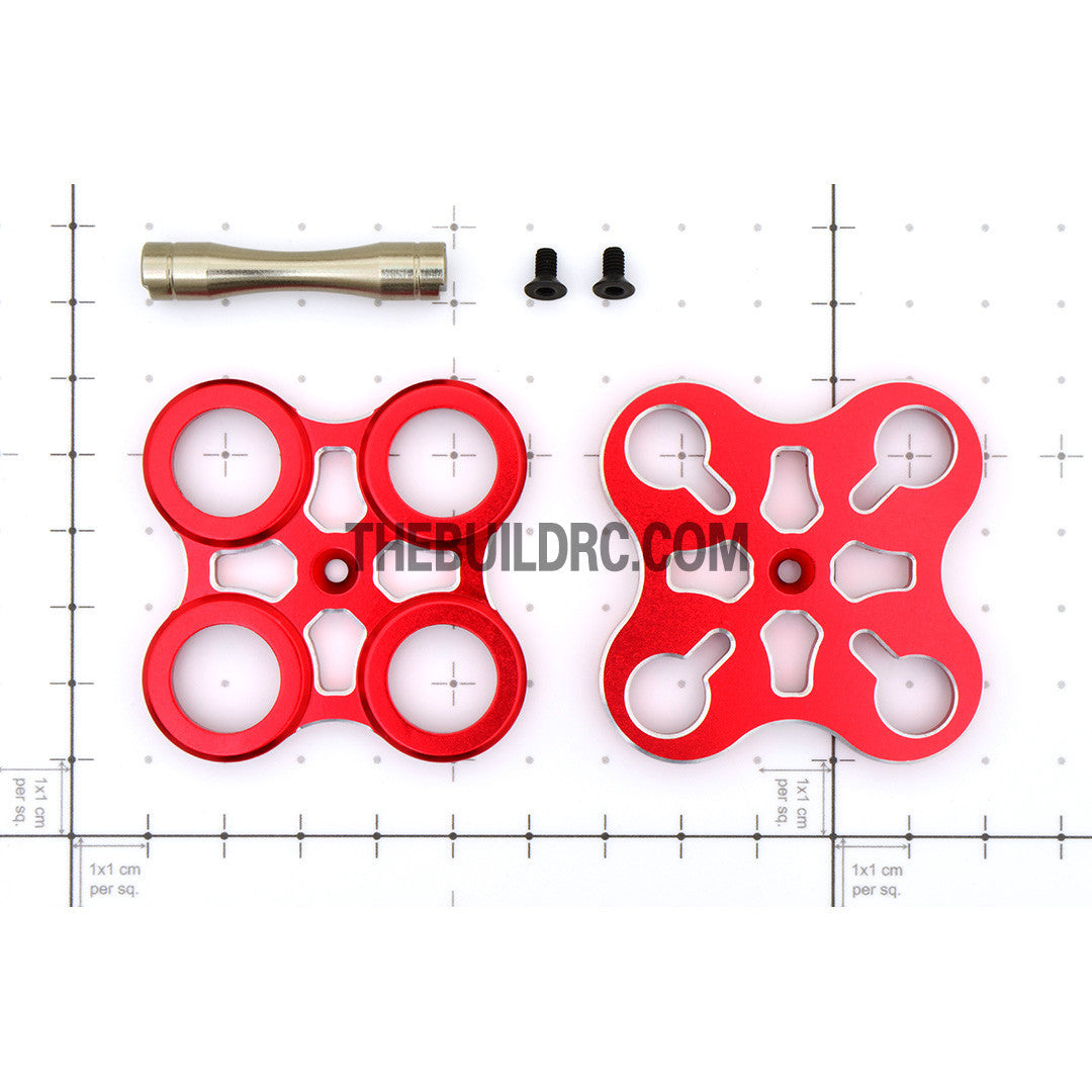 RC Car Aluminium CNC Shock Tunning Station - Red