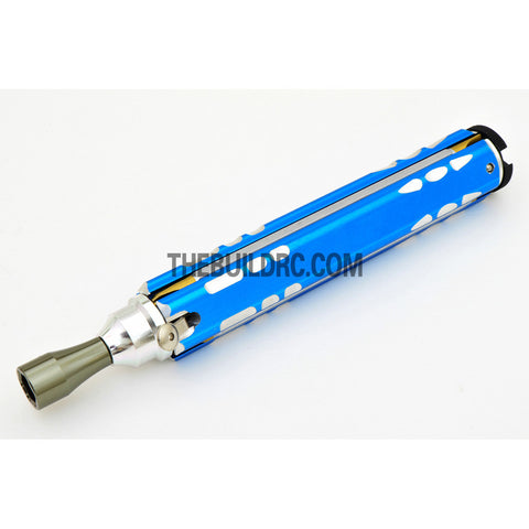 Adjustable Length Multi-functional Hex Socket + Hex + Cross + Slot Screw Driver for RC Racing Car - Light Blue