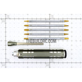 Adjustable Length Multi-functional Hex Socket + Hex + Cross + Slot Screw Driver for RC Racing Car - Grey
