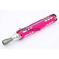 Adjustable Length Multi-functional Hex Socket + Hex + Cross + Slot Screw Driver for RC Racing Car - Pink