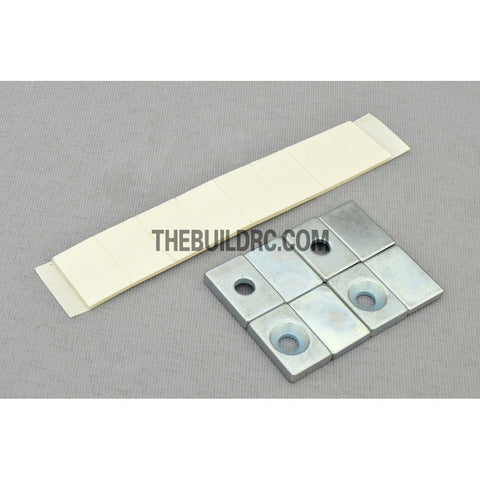 RC Car Body Mounting Magnet with Screws & Double Side Tape (8pcs)