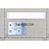 RC Car Body Mounting Magnet with Screws & Double Side Tape (8pcs)