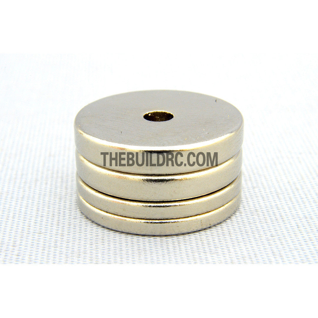 RC Car Body Rounded Mounting Magnet for Ultima Alloy Magnetic Stealth Body Stand (4pcs)