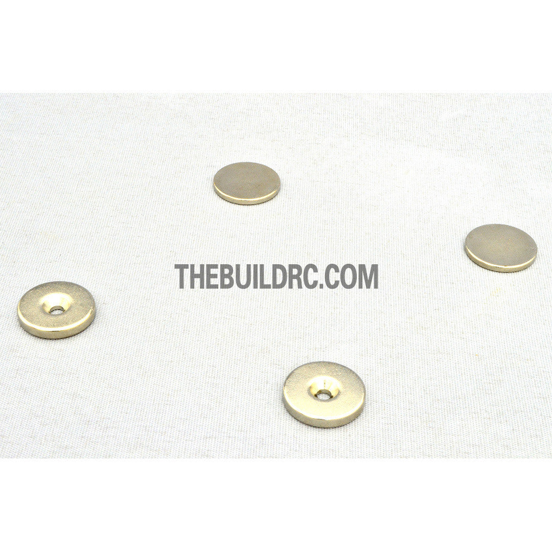 RC Car Body Rounded Mounting Magnet for Ultima Alloy Magnetic Stealth Body Stand (4pcs)
