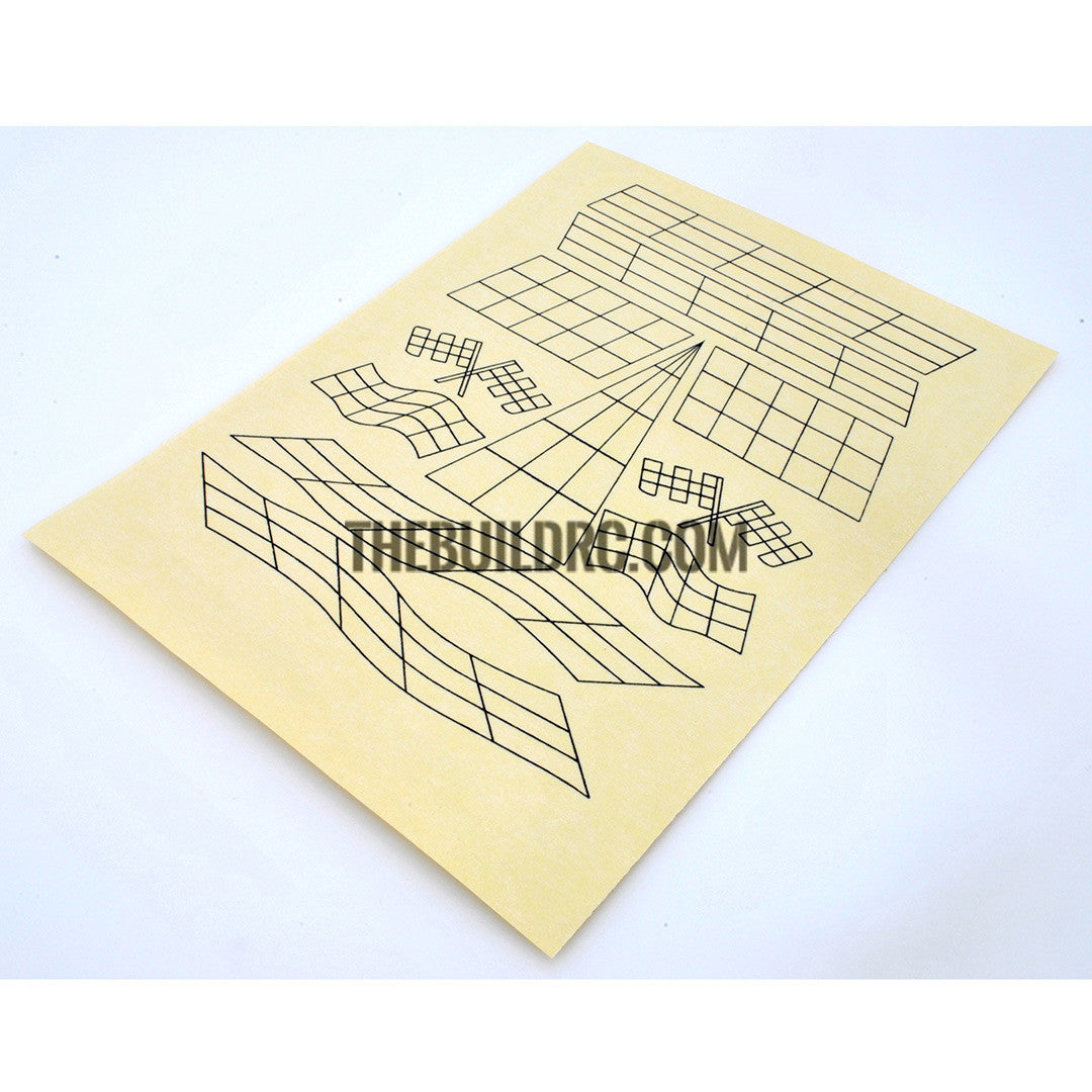 RC Plane Boat Car Body Painting Flag & Checkered Printed Masking Tape
