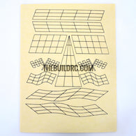 RC Plane Boat Car Body Painting Flag & Checkered Printed Masking Tape