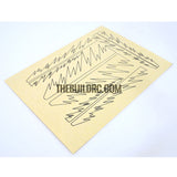 RC Plane Boat Car Body Painting Great Sparkle Printed Masking Tape