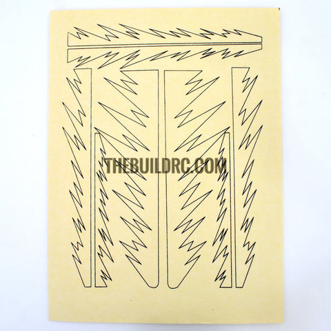 RC Plane Boat Car Body Painting Great Sparkle Printed Masking Tape