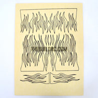 RC Plane Boat Car Body Painting Classic Flame Printed Masking Tape