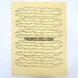 RC Plane Boat Car Body Painting Shred Printed Masking Tape