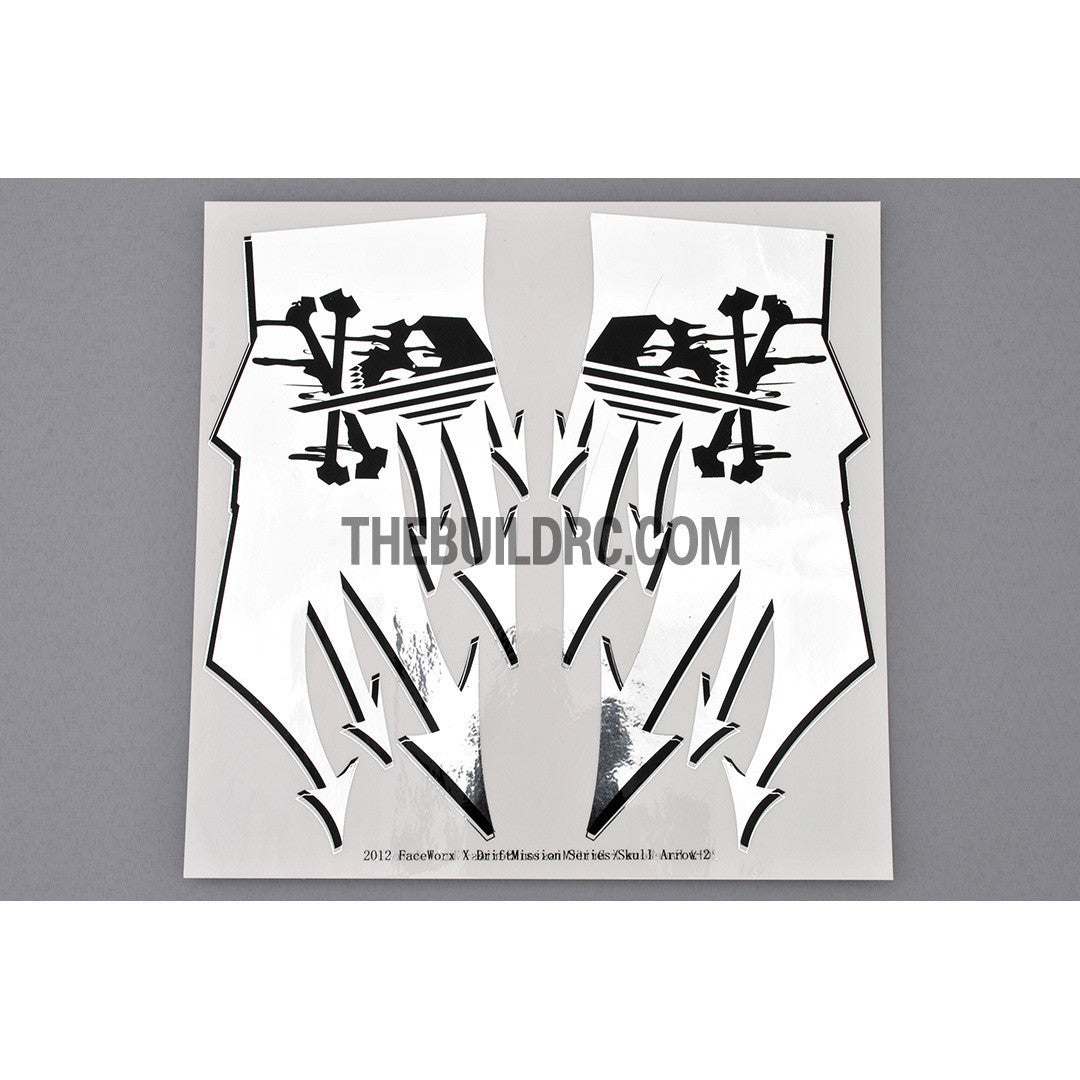 1/10 RC Car 2012 Project-D FaceWorx X DriftMission Skull series Arrow Decais Set FWD034 Self Adhesive Decals