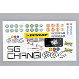 1/10 RC DRIFT Racing Car STREET JAM SG CHANGI PTE. LTD Body Decals Stickers