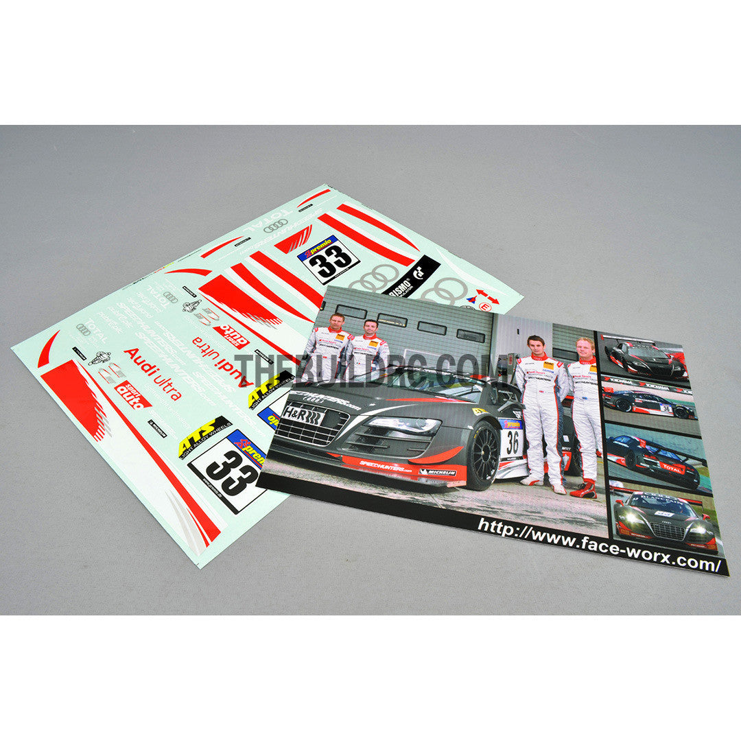 1/10 RC DRIFT Car DI TEAM WRT SPEED HUNTERS Self Adhesive Decals