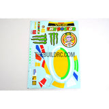1/10 RC DRIFT Car VR46 THE DOCTOR Self Adhesive Decal