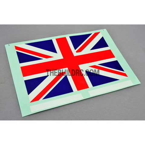 RC 1/10 Mini Cooper Roof British Flag Self Adhesive Car Body Decal