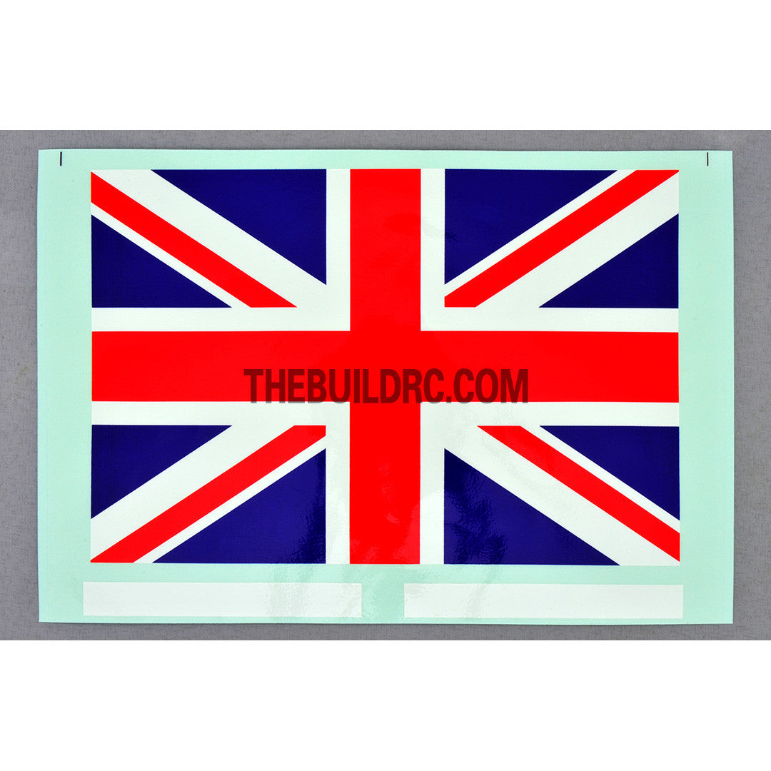 RC 1/10 Mini Cooper Roof British Flag Self Adhesive Car Body Decal