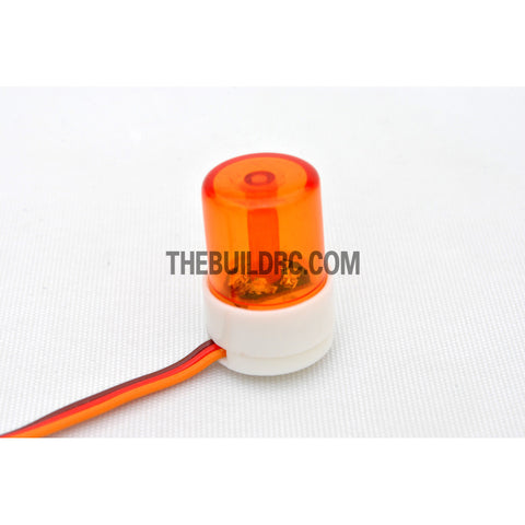 RC Police Petrol Car 360 Degree Rotation LED Light (Cylinder) - Orange