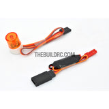 RC Police Petrol Car 360 Degree Rotation LED Light (Cylinder) - Orange