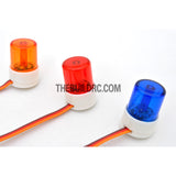 RC Police Petrol Car 360 Degree Rotation LED Light (Cylinder) - Red