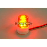 RC Police Petrol Car 360 Degree Rotation LED Light (Cylinder) - Red