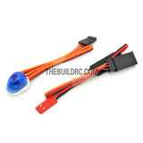 RC Police Petrol Car 360 Degree Rotation LED Light (Oval) - Blue