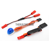 RC Police Petrol Car 360 Degree Rotation LED Light (Oval) - Blue