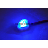RC Police Petrol Car 360 Degree Rotation LED Light (Oval) - Blue