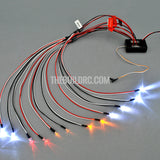 Ultra Bright LED Indicator / Flashing Light 2-in-1 System for 1/10 RC Car