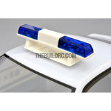 RC Police Petrol Car 105 x 18mm 360 Degree LED Light Bar - Blue